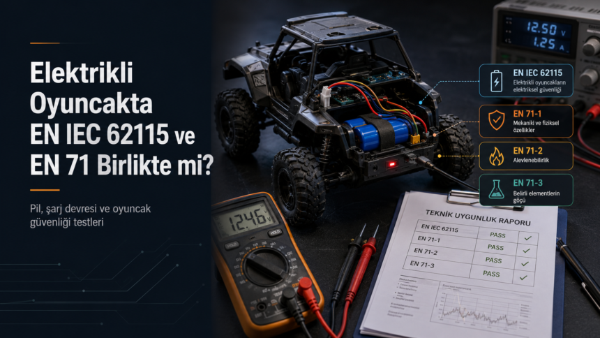 EN IEC 62115 ve EN 71 Elektrikli Oyuncakta Birlikte mi? 1 EN IEC 62115 ve EN 71 Elektrikli Oyuncakta Birlikte mi
